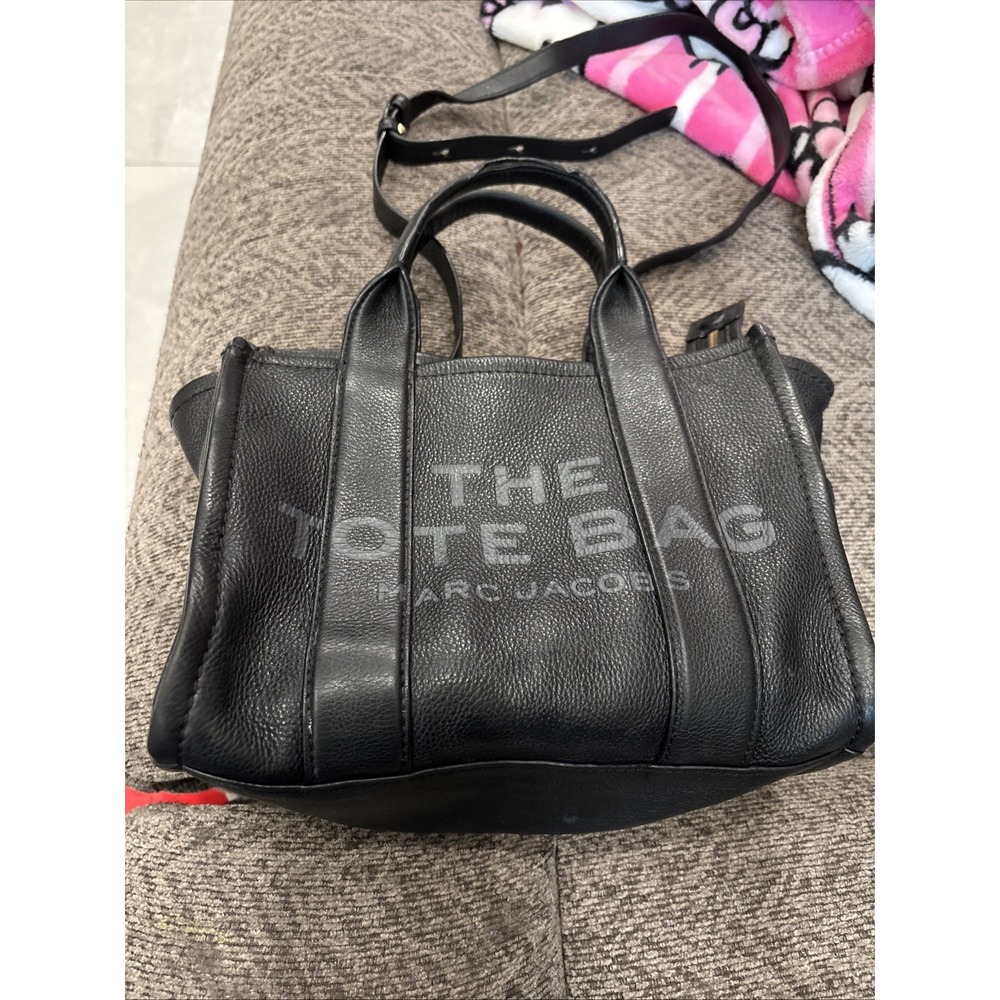 the tote bag marc jacobs Black Leather Shoulder Bag